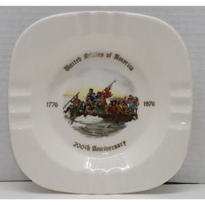 Conrad Crafters Ashtray United States Of America 200th Anniversary Wheeling W.VA